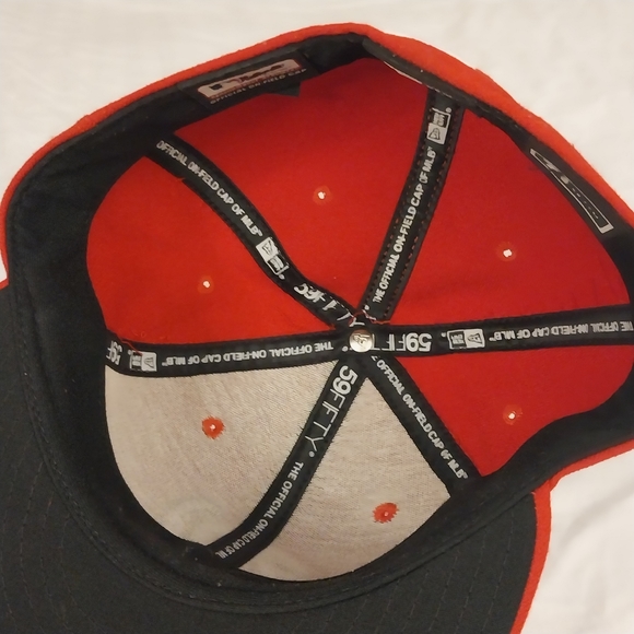 7 3/8 Washington Nationals Fitted Hat/Cap (Red, Navy Blue, White) 7 and 3 8ths - Picture 5 of 6